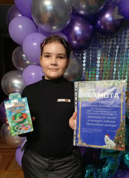 Новогодний зоопарк.